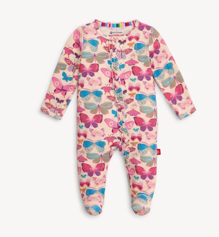 All A-Flutter Modal Footie W/Ruffle