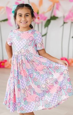 Patchwork Princess Twirl Dress