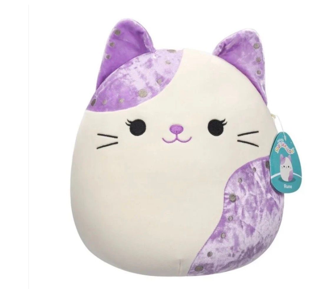 Squishmallow Rune the Cat Velvet