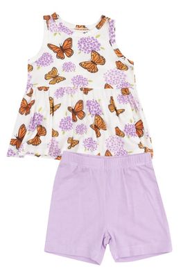 Monarch Butterflies &amp; Milkwee Tank Top &amp; Bike Short Set