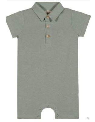 Sage Polo Romper HB1208D