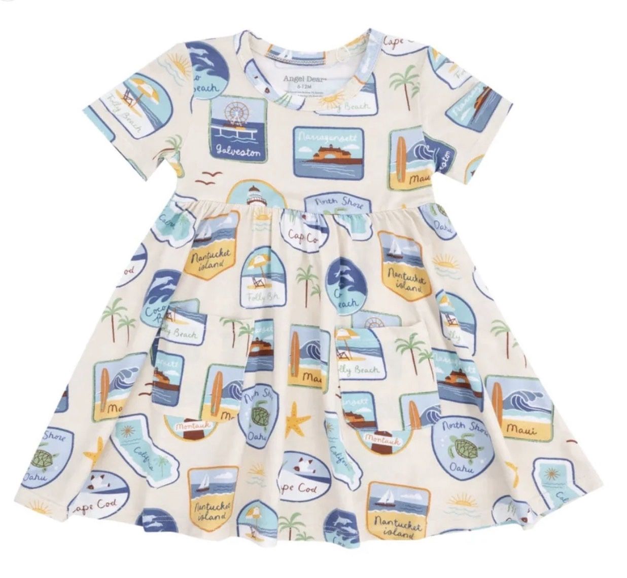 Beach Patches S/S Twirly Dress