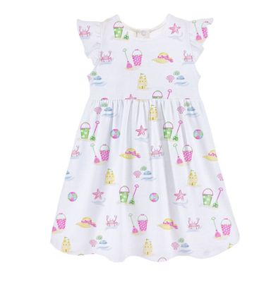 Seaside Fun Toddler Dress W/Ruffle DRE11083