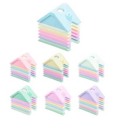 Silicone House Building Stackers - Bright