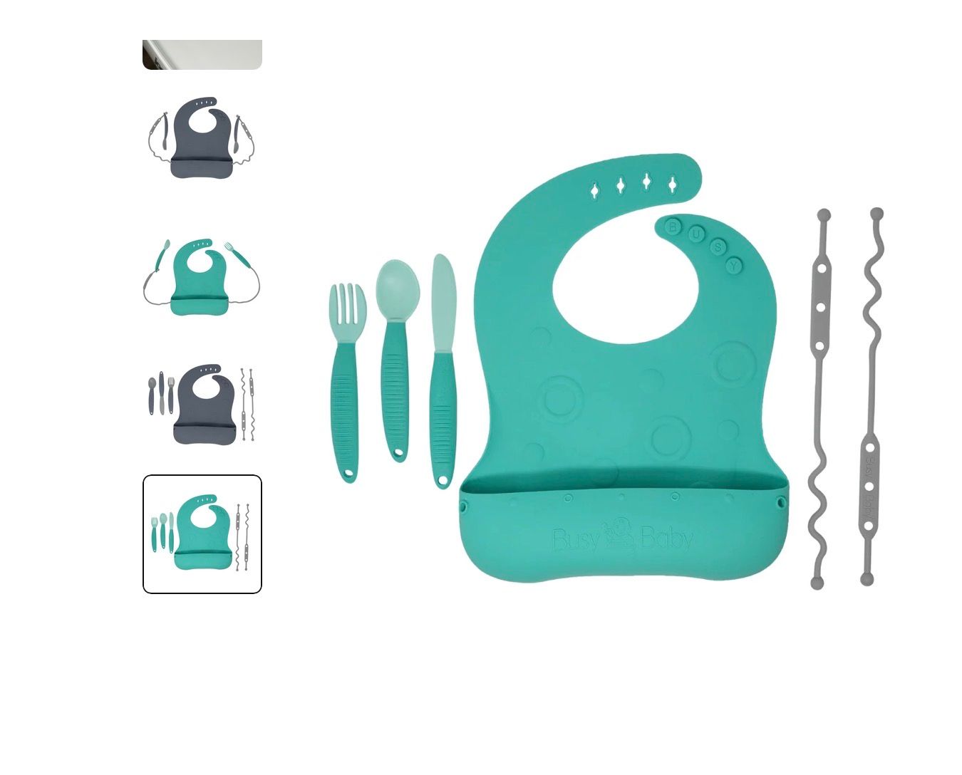 Stop the Drop Bib + Utensils