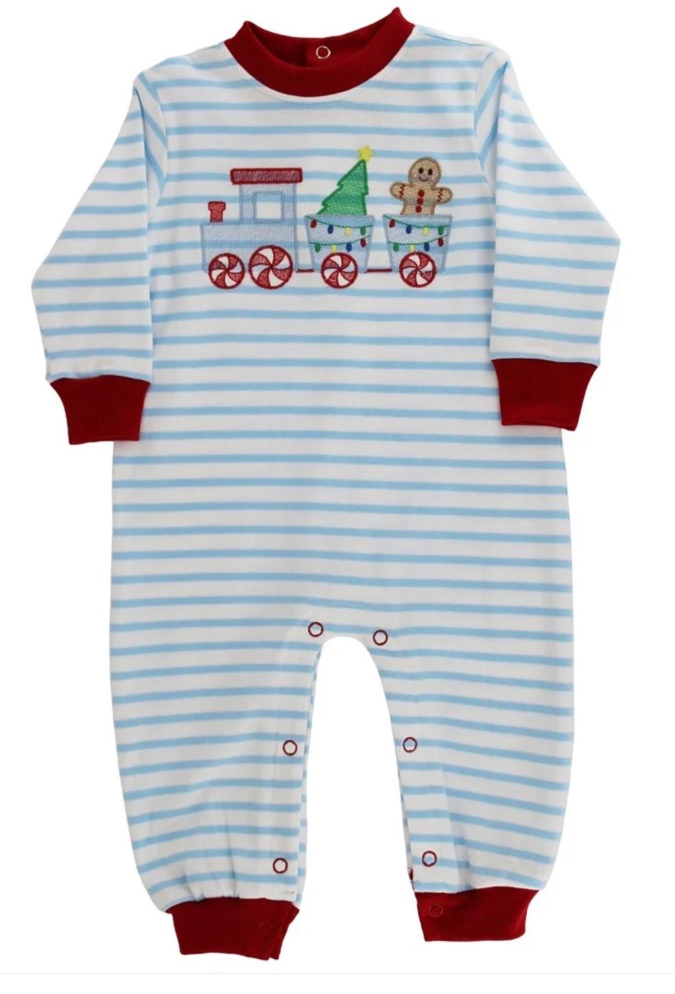 Little Locomotive Knit Romper