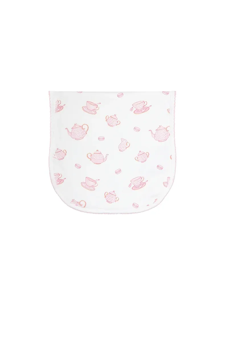 Petite Tea Time Burp cloth