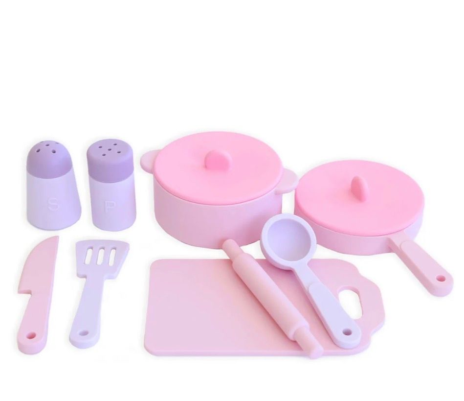 Silicone Play Kitchen Set