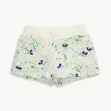 Mickey Splater Cotton Basic Shorts