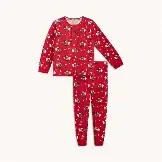 Red Cocoa Club Right Fit L/S Pajama Set