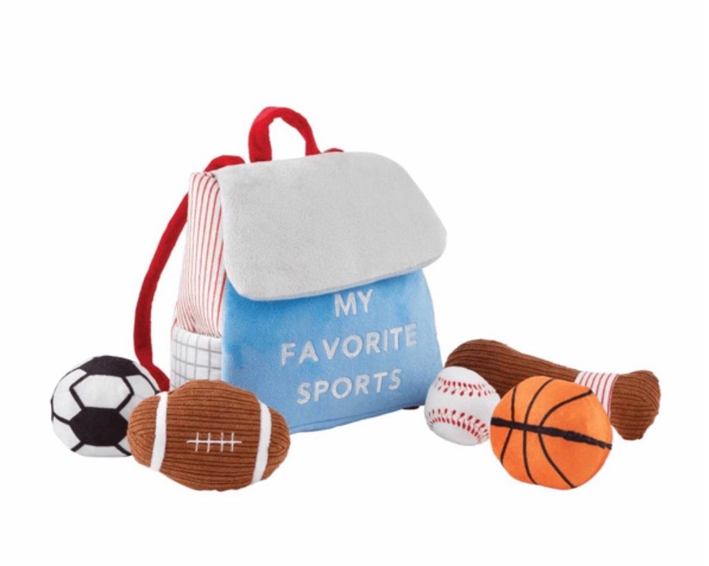 My favorite sports plush set