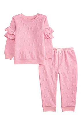 Quilted Bow Jogger Set