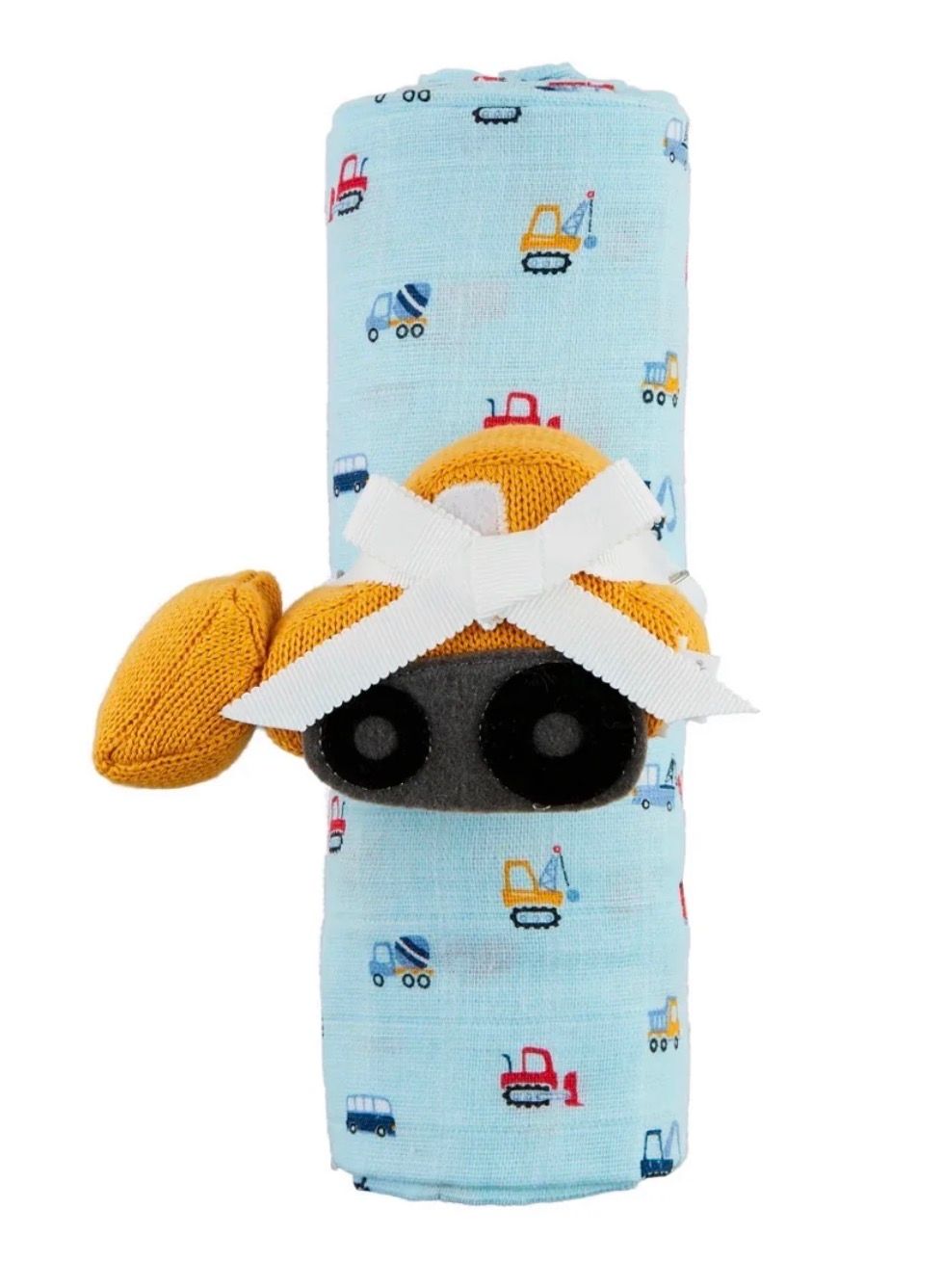 Car swaddle and rattle