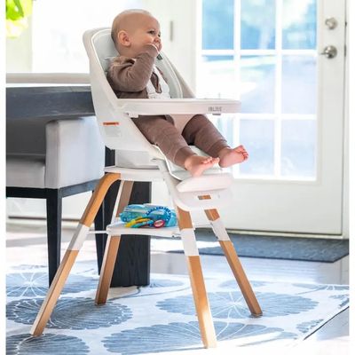 2-in-1 Turn-A-Tot High Chair with 360 Degree Swivel