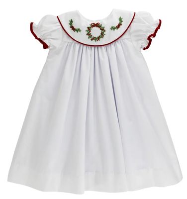 White Wreath Dress