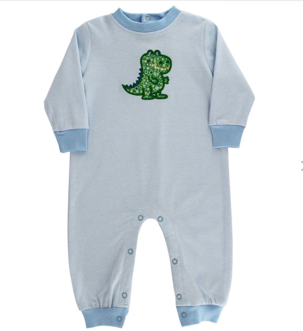 Darling Dino Knit Romper