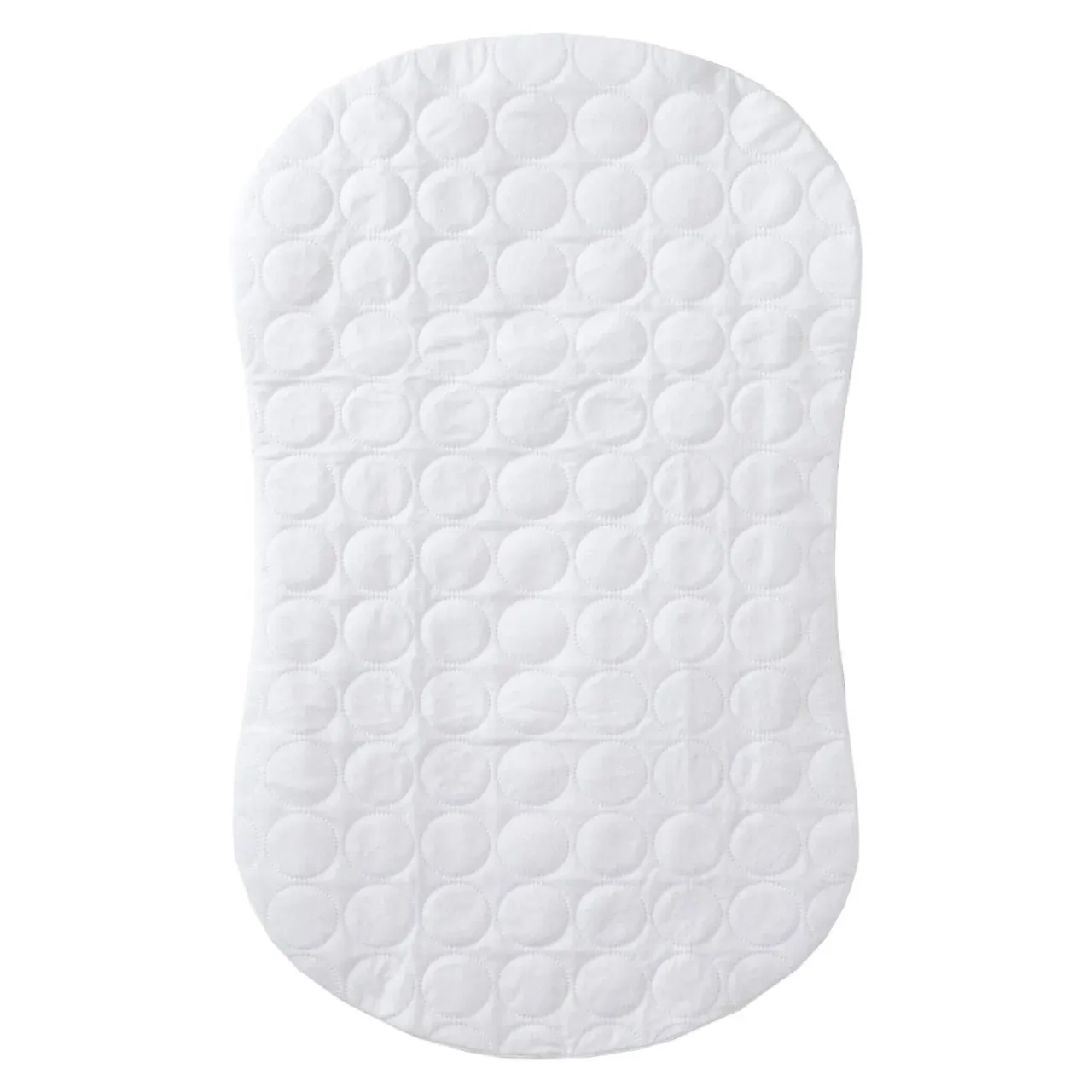 Bassinet Waterproof Mattress Cover-White