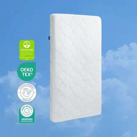 Dreamweave Breathable Crib  Mattress - white