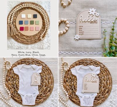 Wooden Monthly Set