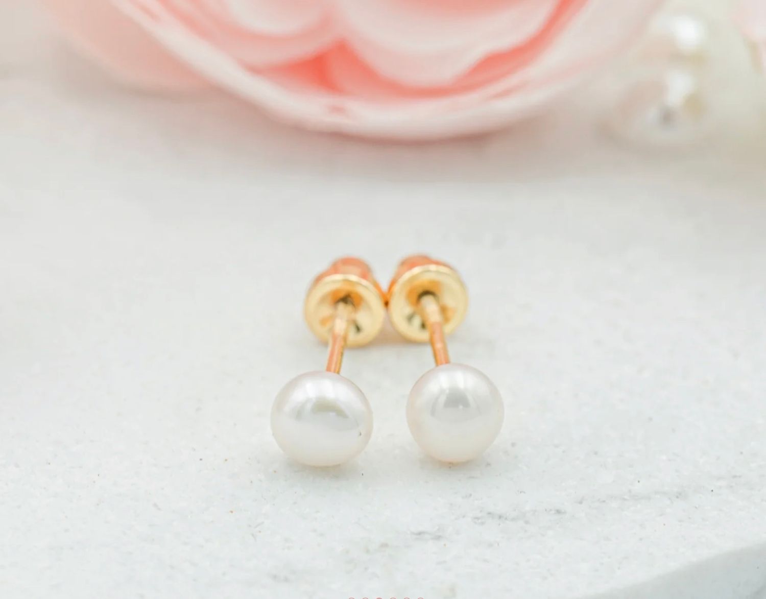 Sterling Silver Pearl Earrings