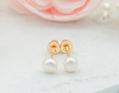 Sterling Silver Pearl Earrings