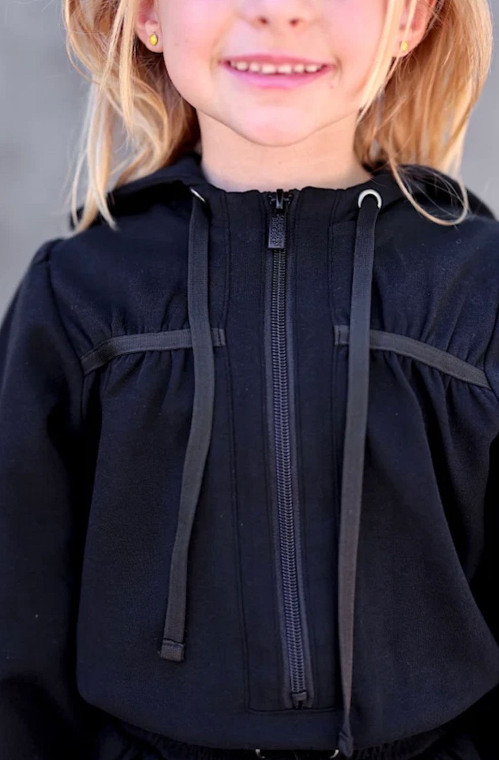 Jet Setter Youth Hoodie Skort Dress - Midnight