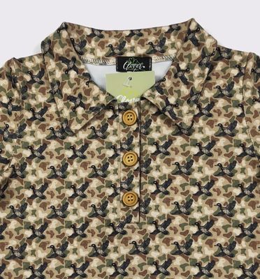Camo Duck Boy Collar Shirt