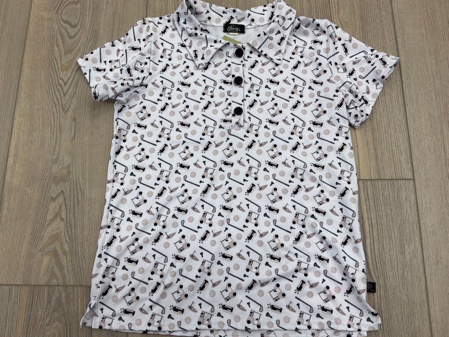 Par for the Course Boy Collar Shirt