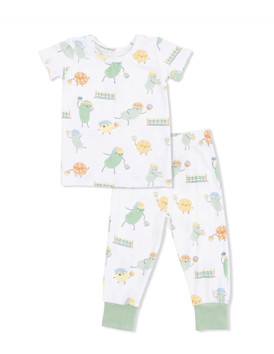 Pickles Playing Pickleball S/S Loungewear Set