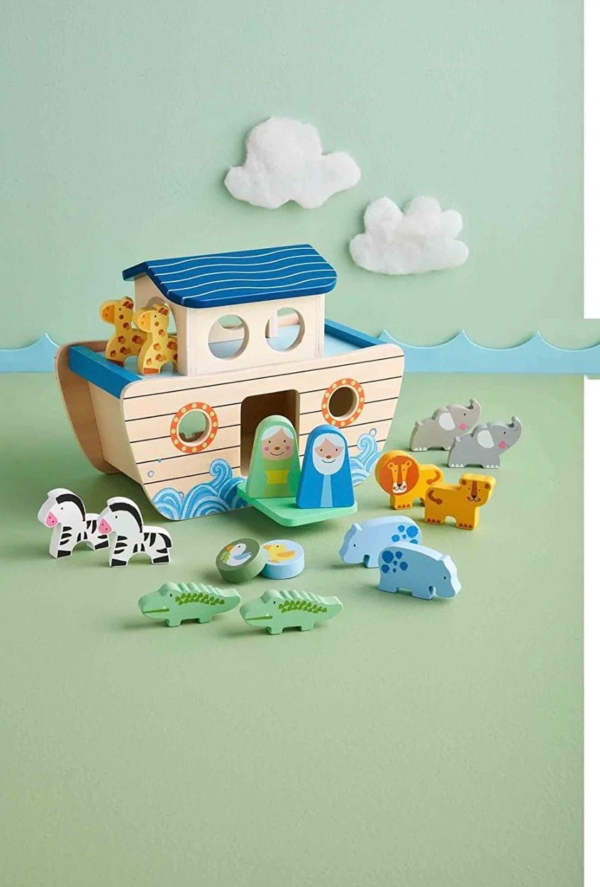 Noah's Ark Wood Shape Sorter