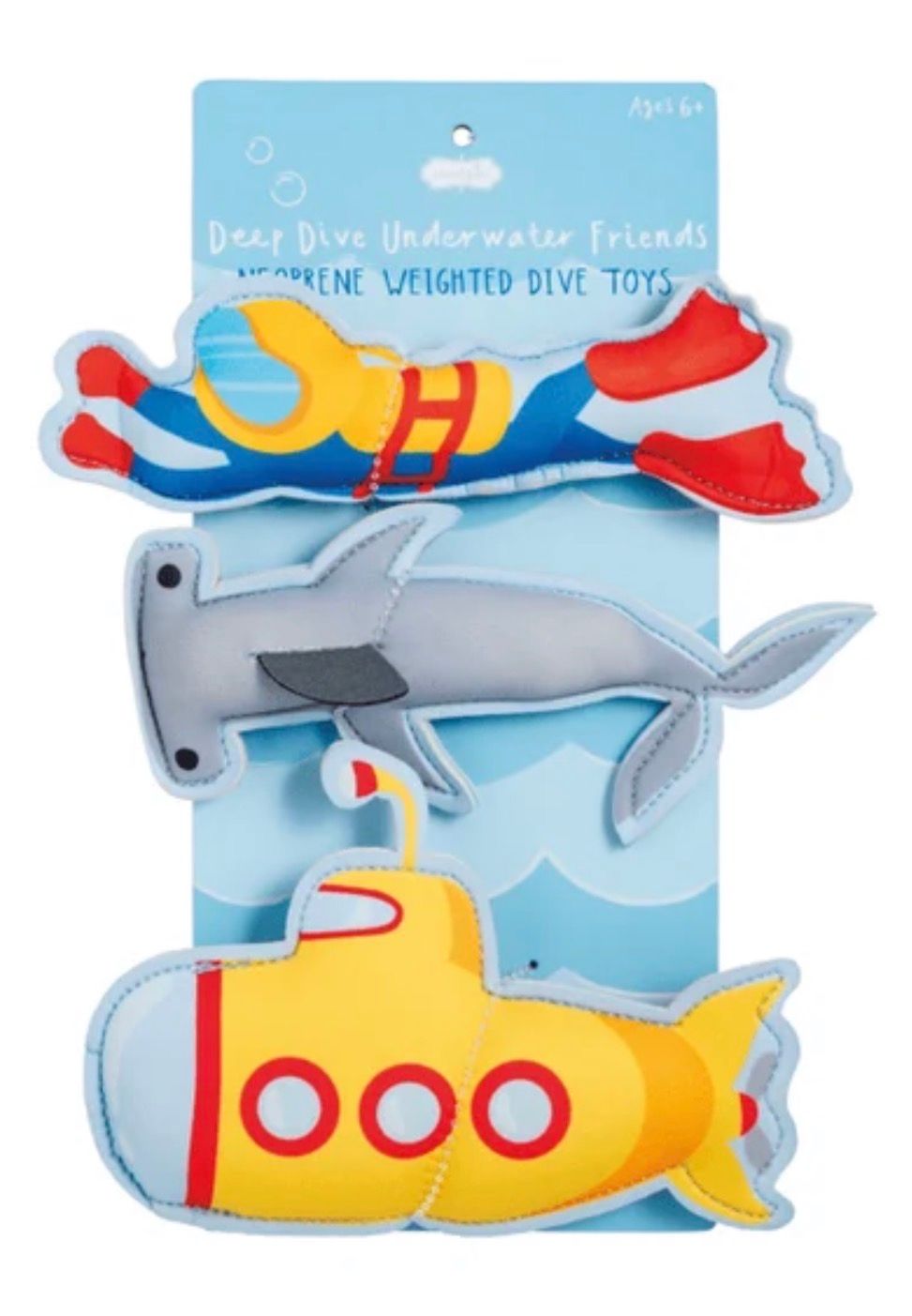 Underwater Neoprene Dive Toys