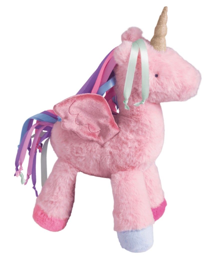 Pink Pegasus Ribbon Plush