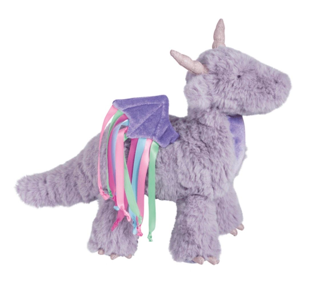 Purple Dragon Ribbon Plush