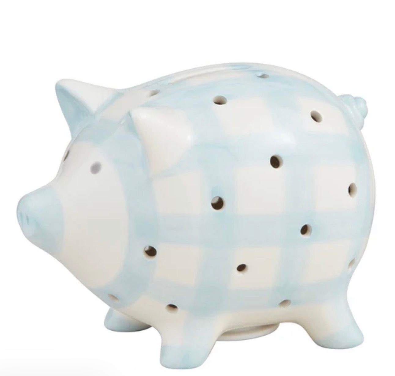 Blue Light Up Piggy Bank