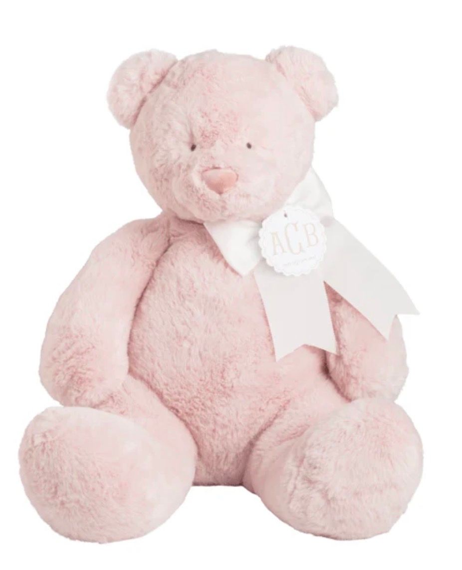Large Pink Bear Plush
