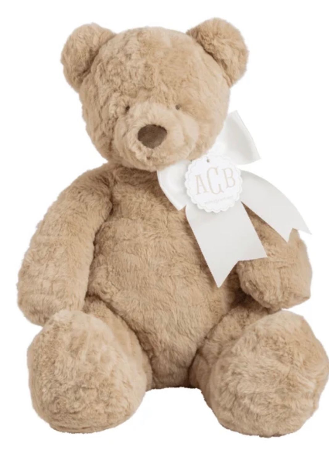 Taupe Large Plush Bear