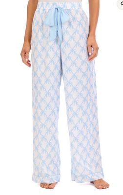 Blue Bow Pajama Pant