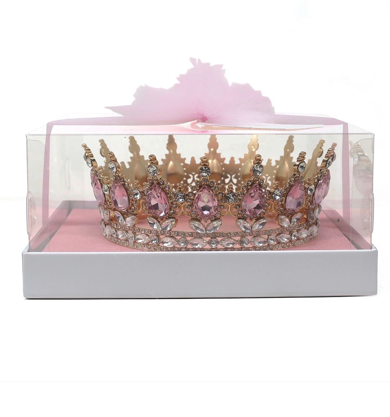 Paisley's Pink Rhinestone Crown