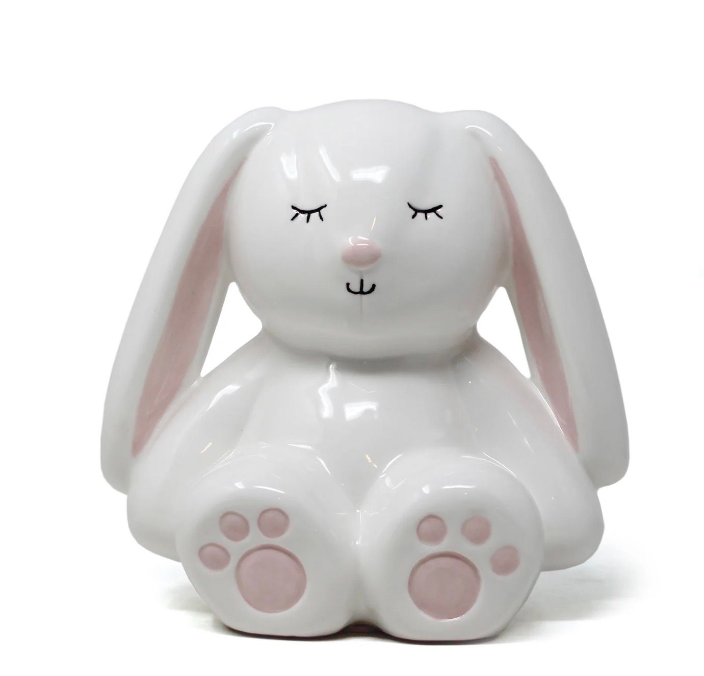 White Bunny Piggy Bank