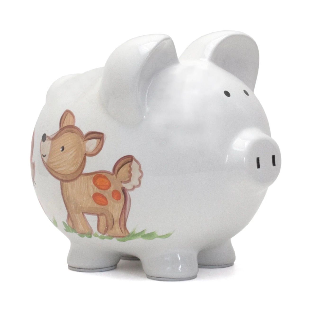 Woodland Handpainted Piggy Bank