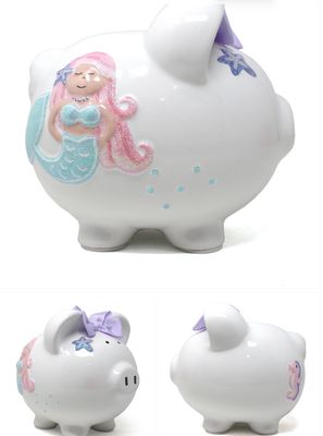 Mermaid Piggy Bank