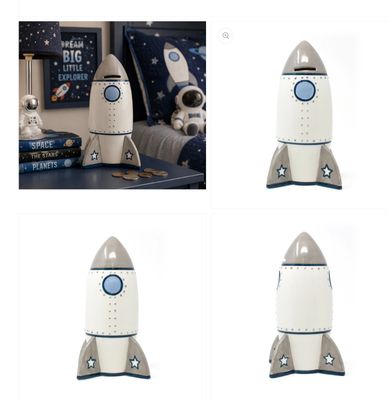 Roger Rocket Piggy Bank