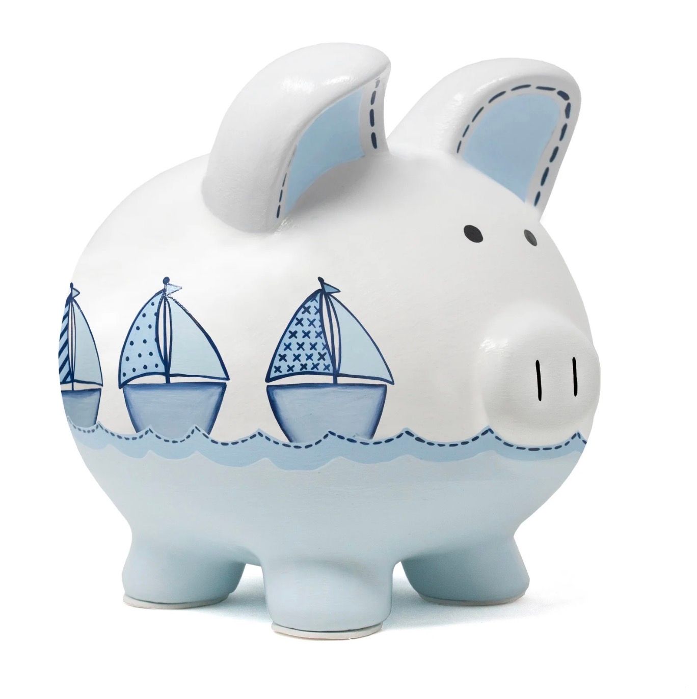 Triple Sailboat Piggy Bank