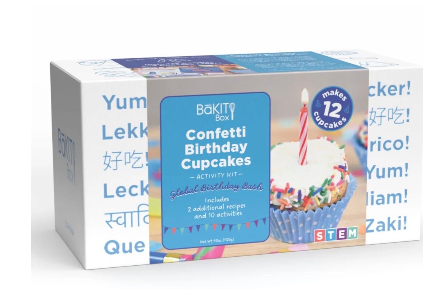 Bakit Box Confetti Birthday Cookies