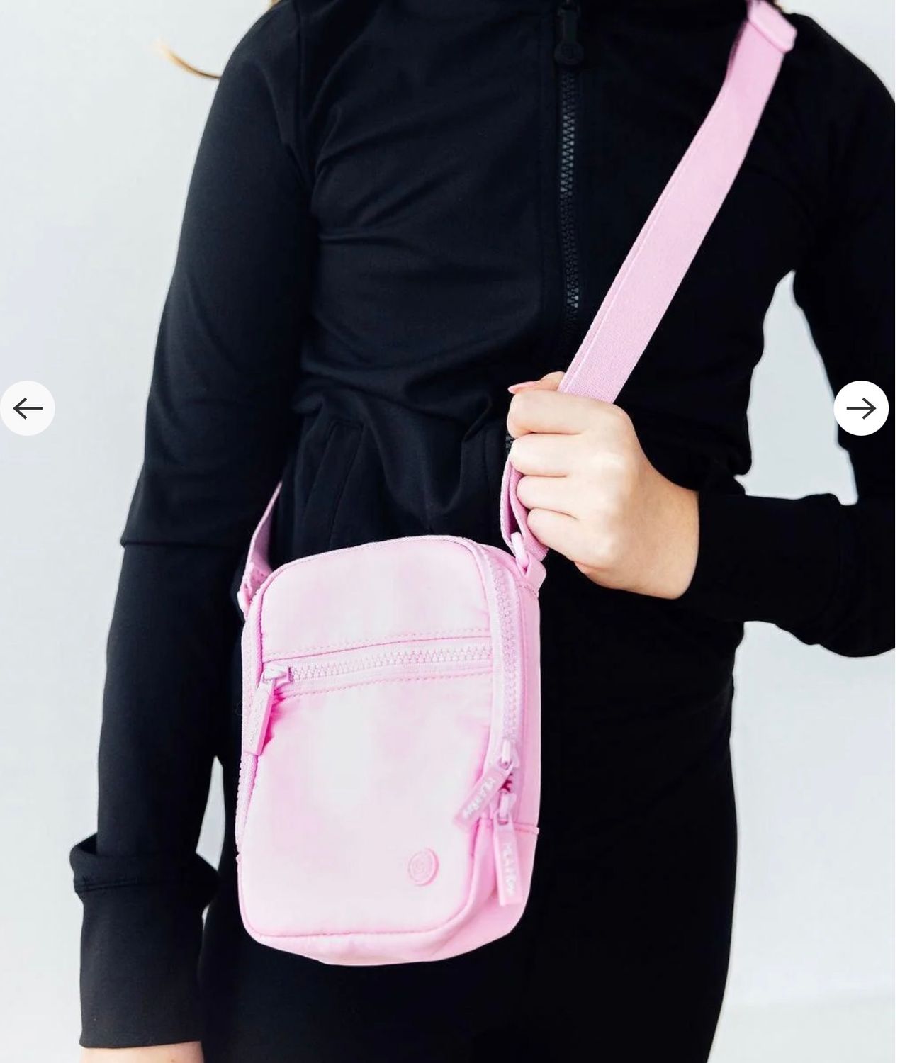 Bubble gum pink cross body
