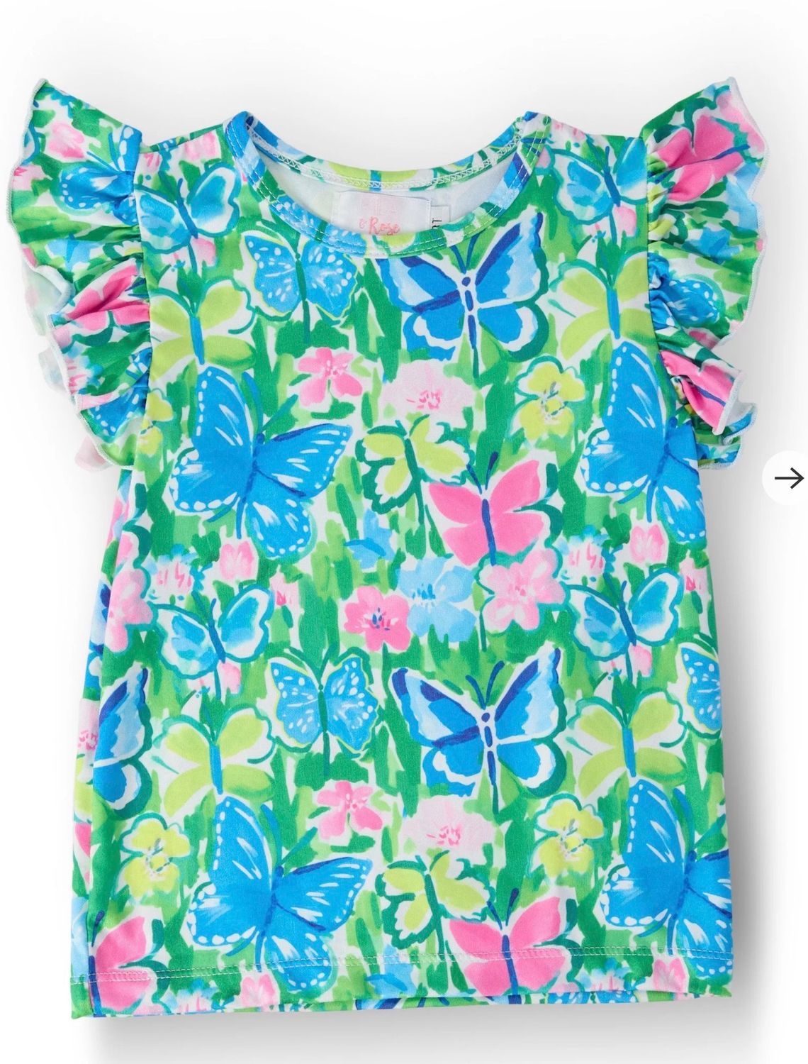 Watercolor Butterfly Tee and Skegging Set