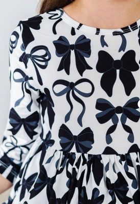 Perfectly Tied Sleeve Pocket Twirl Dress