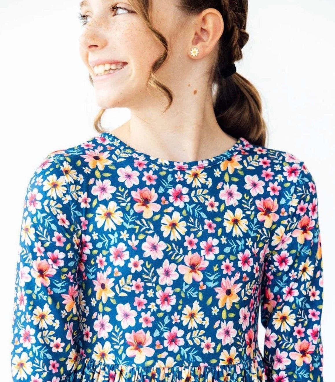 Rainforest Blooms Pocket Twirl Dress