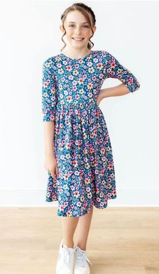Rainforest Blooms Pocket Twirl Dress