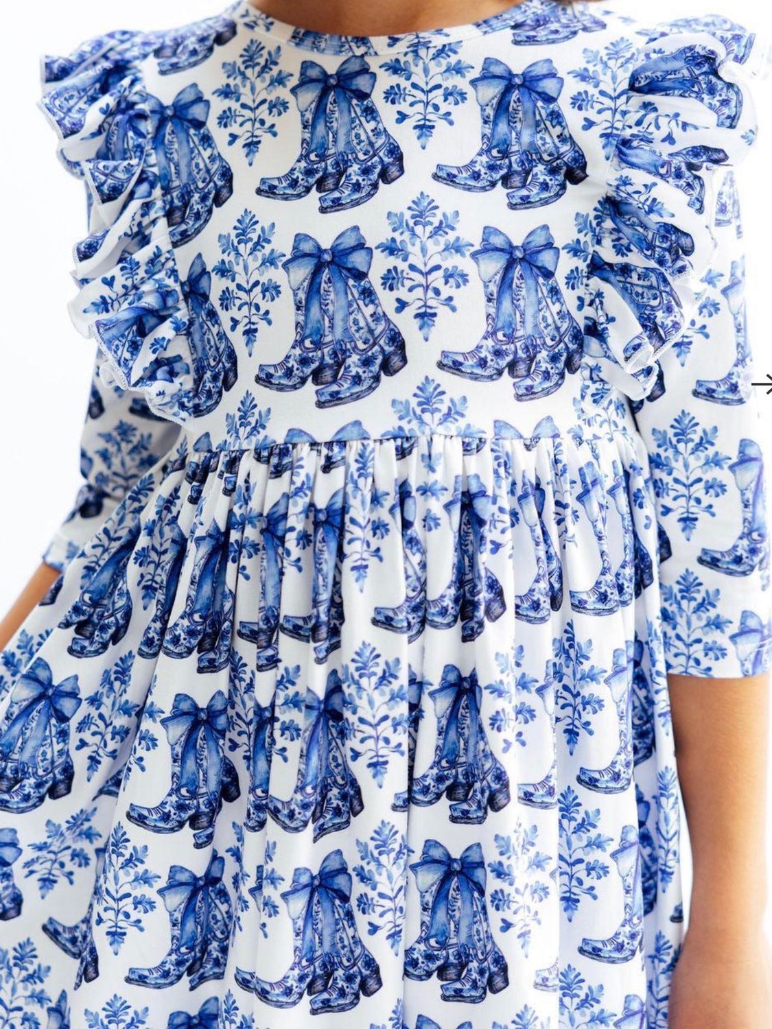 Southern Belle 3/4 Sleeve Dress